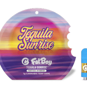 Cookies - Tequila Sunrise - THC - Vape - Cannaterp 510 - Vape - Fat Boy Cartridge - Tray - Pouch - 1g - CA