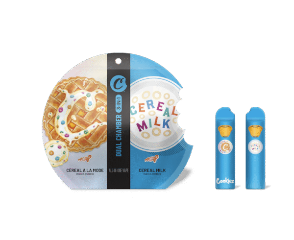 Cookies - Cereal Milk / Cereal A La Mode - THC - Vape - Dual Chamber - Distillate - Vape - AIO - Pouch - 1g - CA