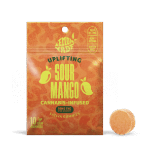 Lemonnade - Sour Mango - THC - Edible - Cannabis Infused Gummies 100mg - Edible - 100mg - CA