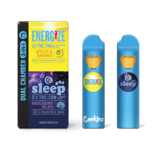 Cookies - Energize THCv / Sleep CBN  - Exclusive  - THCv / CBN - Vape - Cannabis Terpology Dual Chamber 3:1 - Vape - 1g - CA