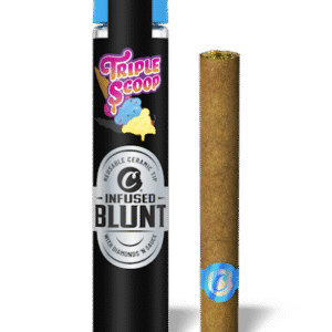 Cookies - Triple Scoop - THC - Indoor - Preroll - Infused Blunt - Preroll - Tube - Pouch - 1.5g - CA