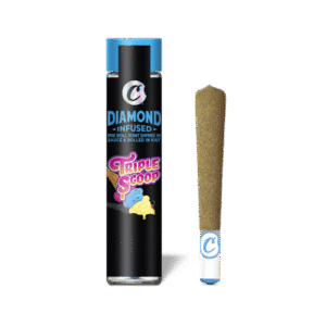 Cookies - Triple Scoop - THC - Preroll - Infused Joint - Preroll - Glass Tube - 1g - CA