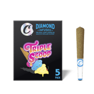 Cookies - Triple Scoop - THC - Preroll - Infused Multipack Joint 5pk - Preroll - 5pk - Glass Tube - Carton - 2.5g - CA