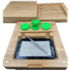 Bamboo Rolling Tray Wax Kit